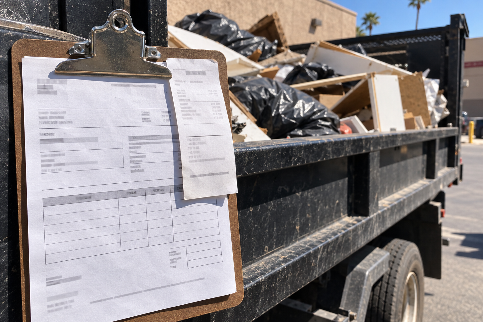 disposal receipt and documentation