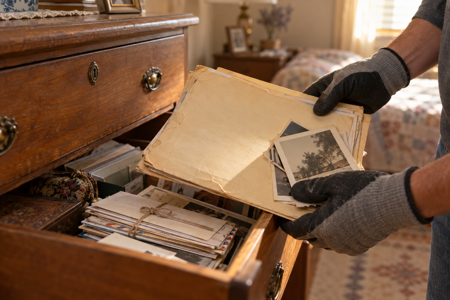 documents found during an estate cleanout