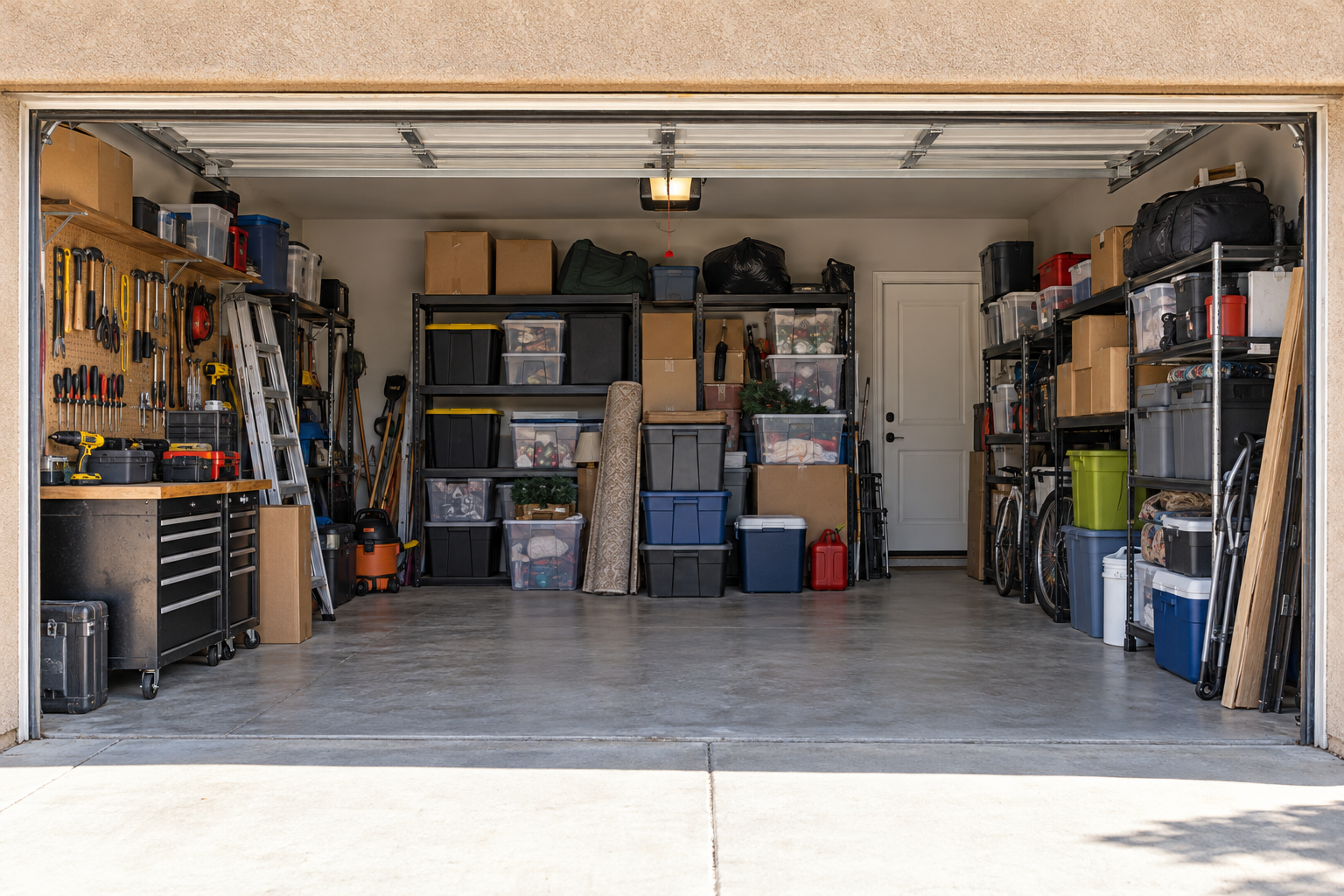 whole-home cleanout garage boxes