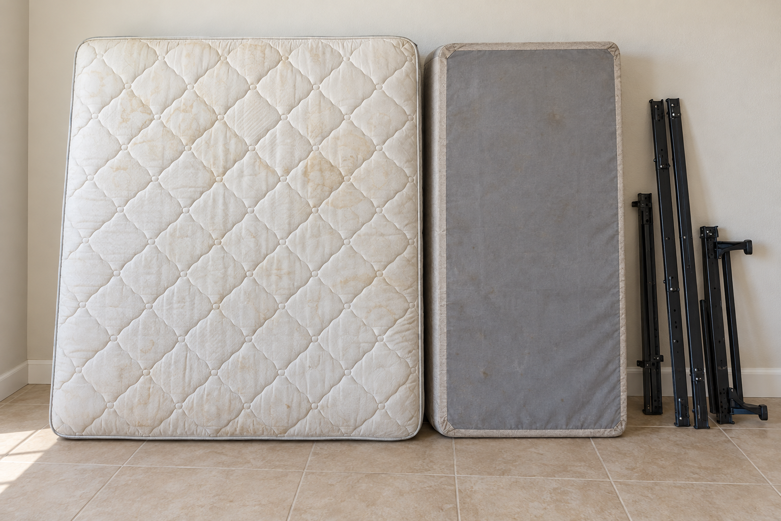 mattress and box spring for pickup